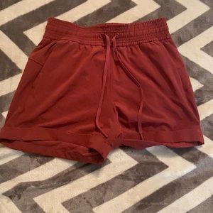 cherry lululemon shorts